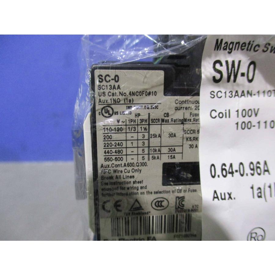 新古 FUJI SW-0 Magnetic Switch / SC-0 SC13AA 電磁開閉器 3個 (EAVR61107D036 ...
