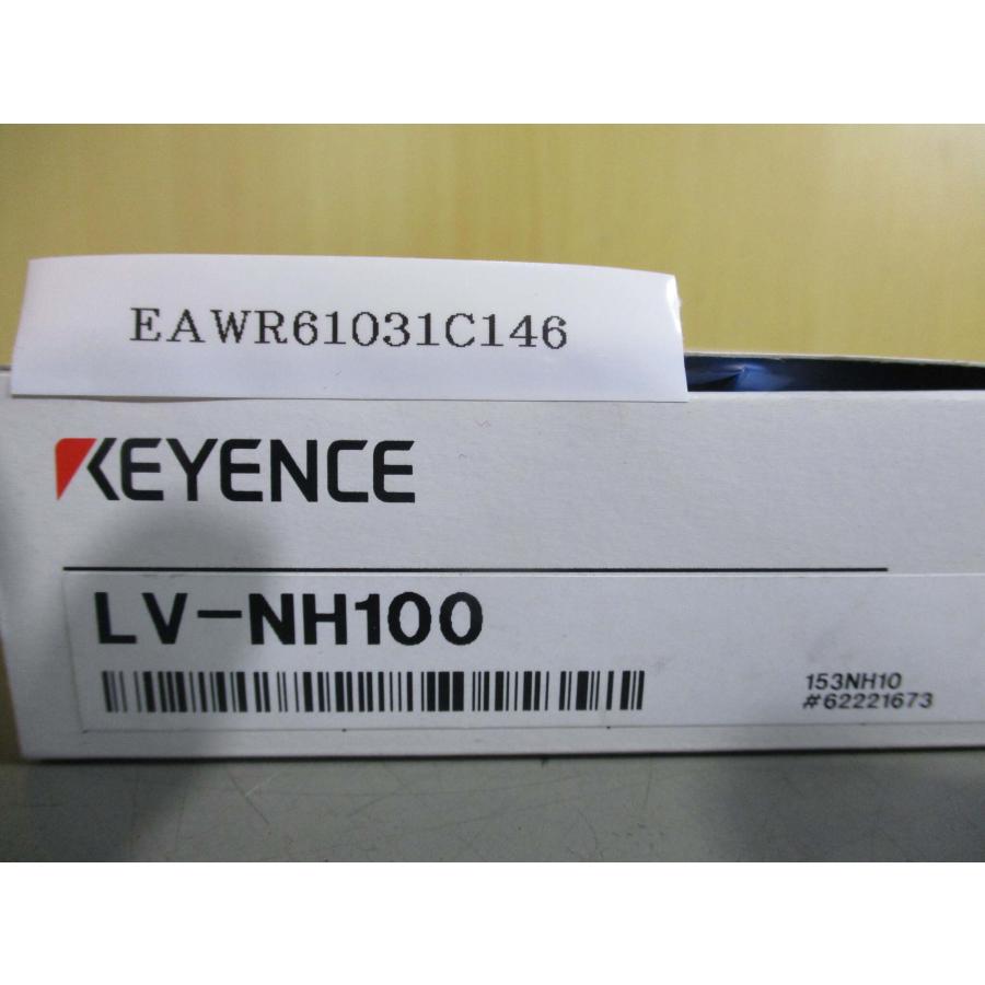 新古 KEYENCE LV-NH100 汎用デジタルレーザ センサヘッド エリア透過型