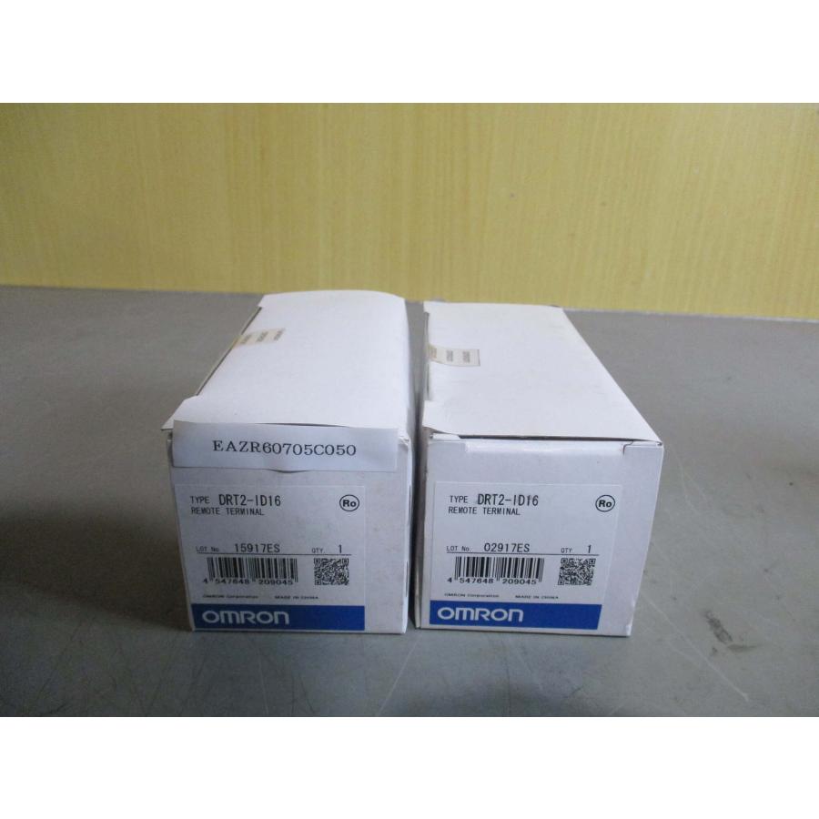 新古 OMRON REMOTE TERMINAL DRT2-ID16 リモートI/Oターミナル 2個