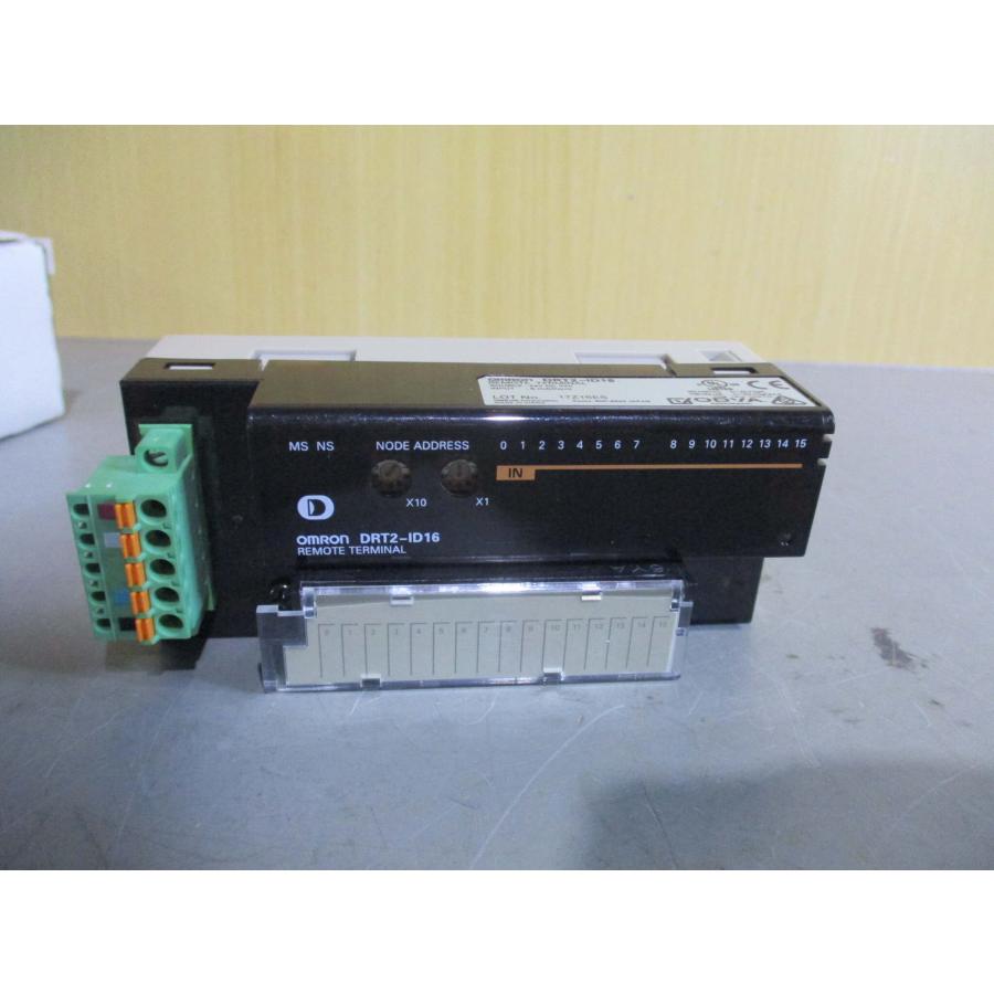 新古 OMRON REMOTE TERMINAL DRT2-ID16 リモートI/Oターミナル 2個