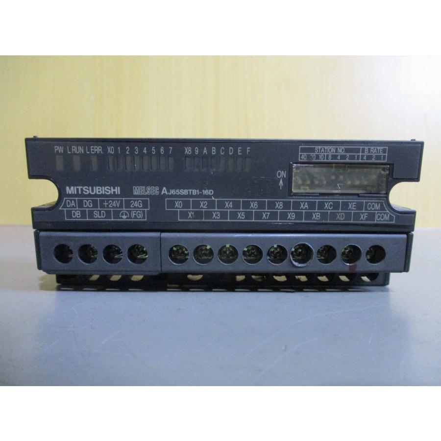 新古 三菱電機 AJ65SBTB1-16D CC-LinkリモートI/Oユニット DC入力16点