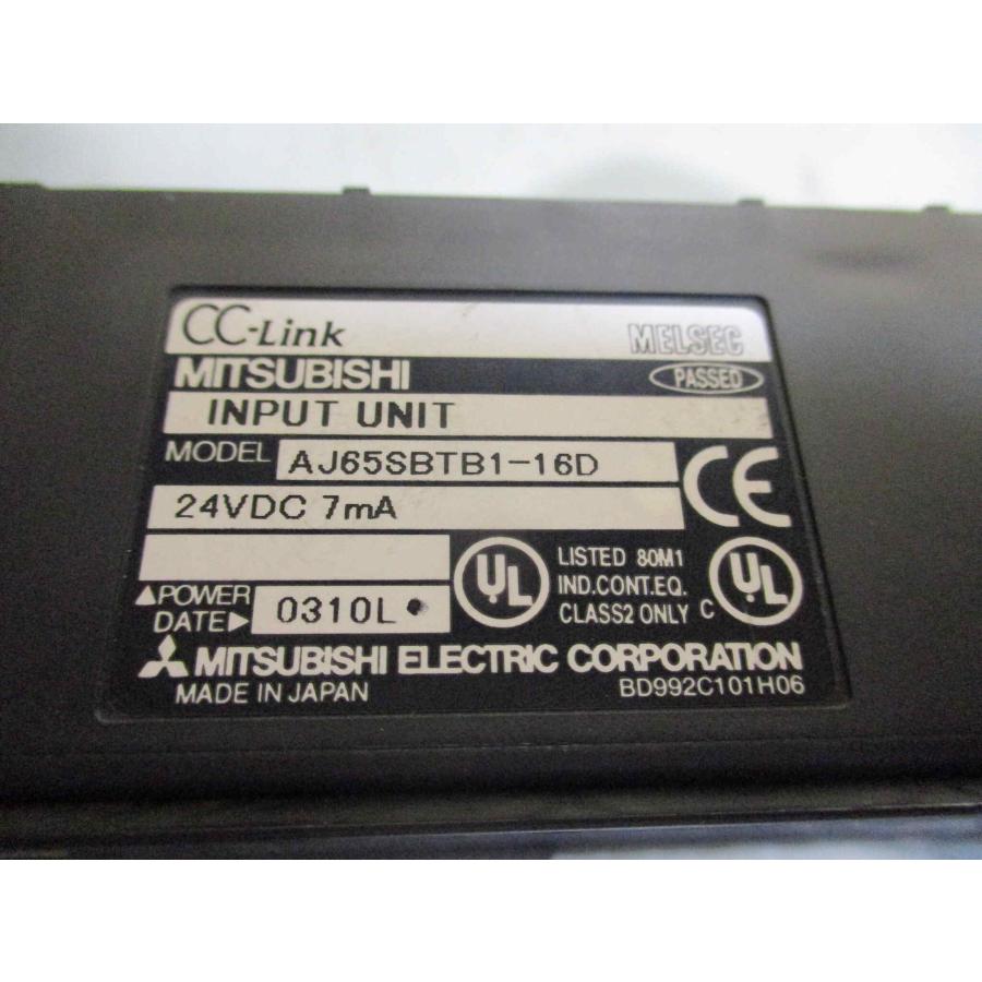 新古 三菱電機 AJ65SBTB1-16D CC-LinkリモートI/Oユニット DC入力16点
