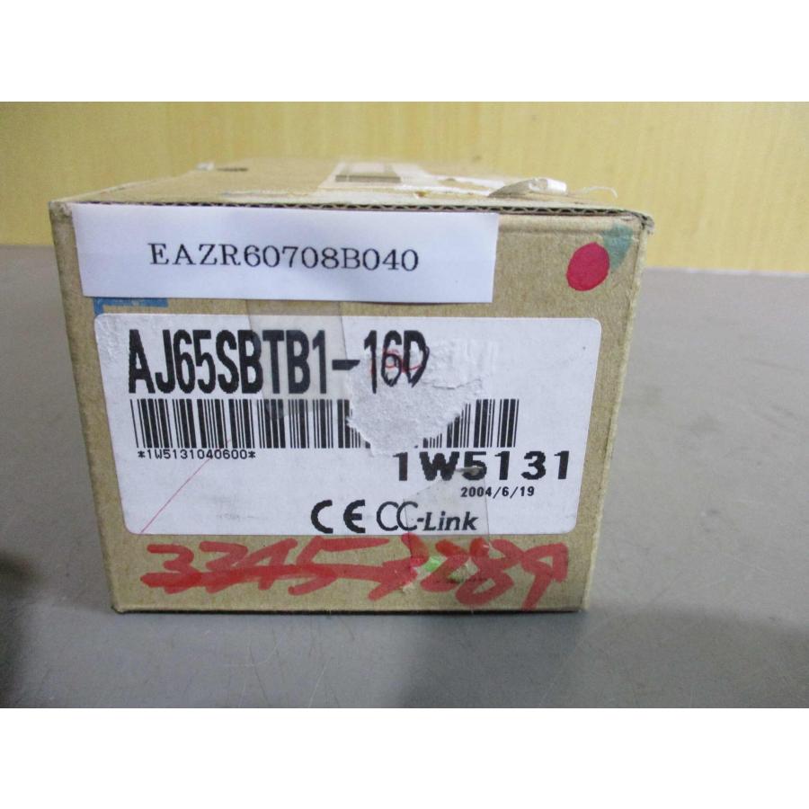 新古 三菱電機 AJ65SBTB1-16D CC-LinkリモートI/Oユニット DC入力16点