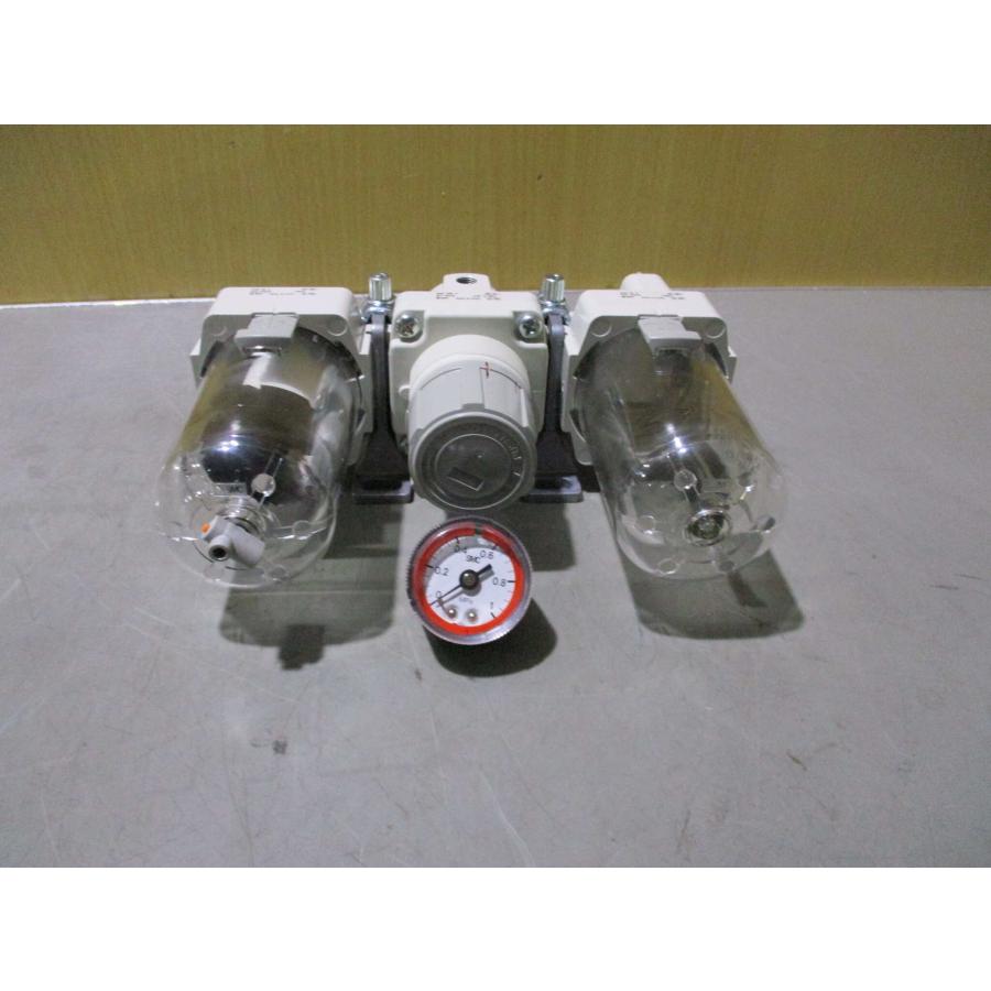 新古SMC AR40-04-A/AR40-04M-A/AL40-04-A レギュレータセット