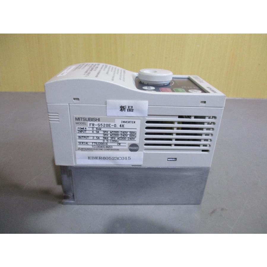新古 MITSUBISHI INVERTER FR-S520E-0.4K インバータ 200-240V 0.4kW