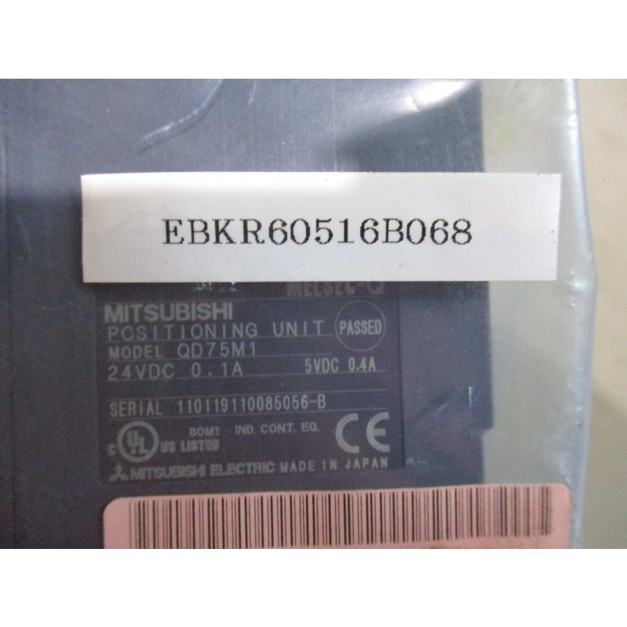 新古MITSUBISHI POSITIONING UNIT MELSEC-Q QD75M1 位置決めユニット