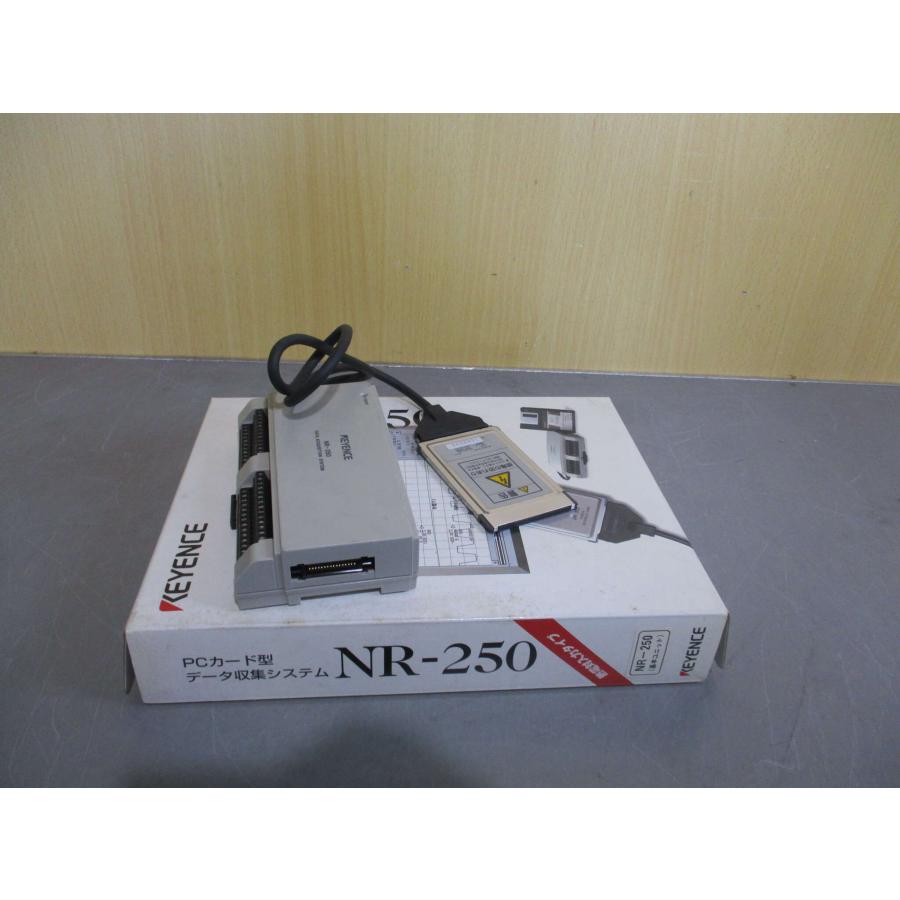 新古 KEYENCE NR-250 温度データ収集システム (EBNR60109B021