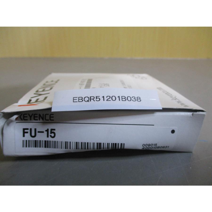 新古 Keyence FU-15 ファイバユニット (EBQR51201B038 新古 Keyence FU-15 ファイバユニット (EBQR51201B038