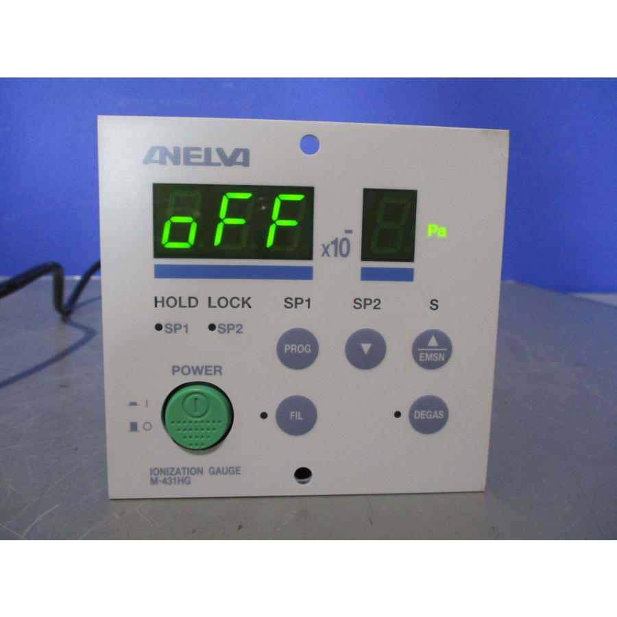 新古 ANELVA IONIZATION GAUGE M-431HG ワイドレンジ電離真空計 通電OK