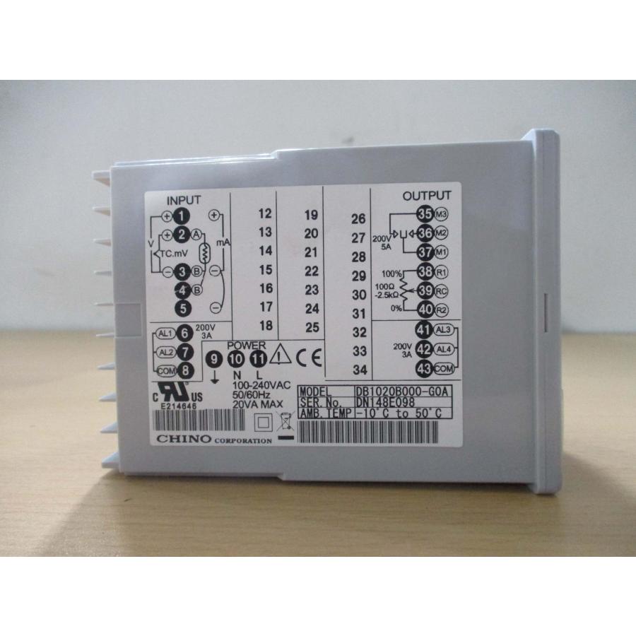 中古 CHINO デジタル指示調節計 DB1000B(DB1020B000-G0A