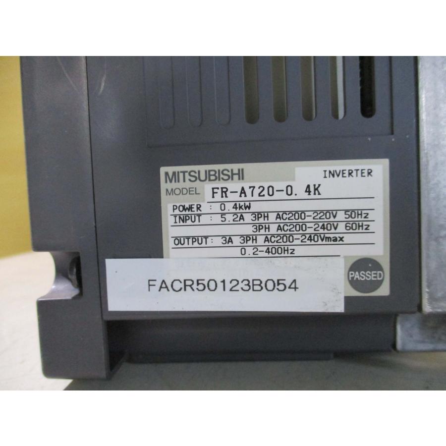 新古 MITSUBISHI FREQROL-A700 INVERTER FR-A720-0.4K インバーター