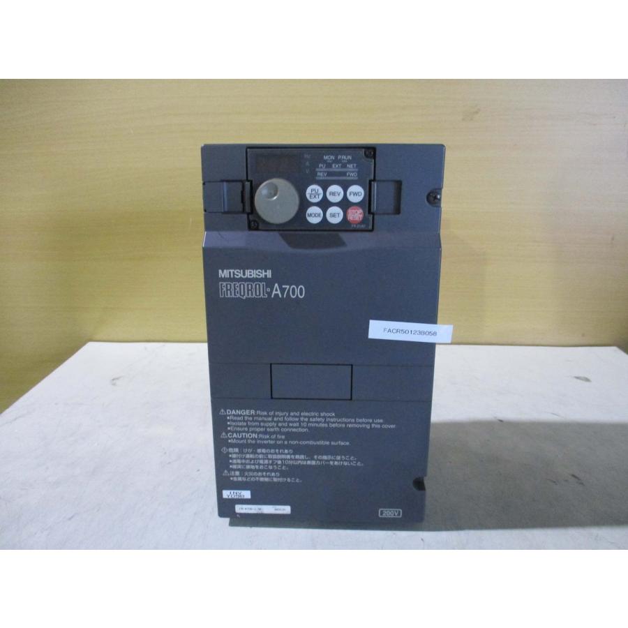 新古 MITSUBISHI FREQROL-A700 INVERTER FR-A720-1.5K インバーター 