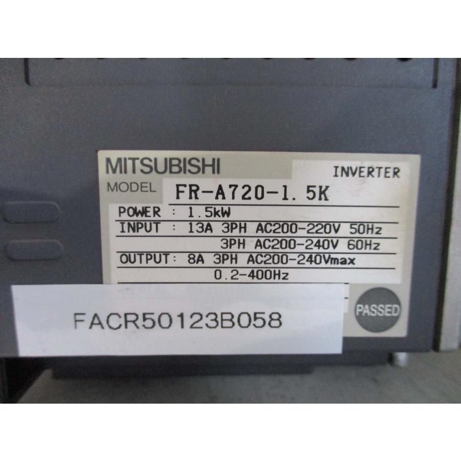 新古 MITSUBISHI FREQROL-A700 INVERTER FR-A720-1.5K インバーター 