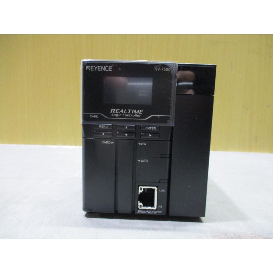 KEYENCE KV-7500 CPUモジュール 新古 KEYENCE KV-7500 CPU MODULE PLC用CPUモジュール (FAER80226D188