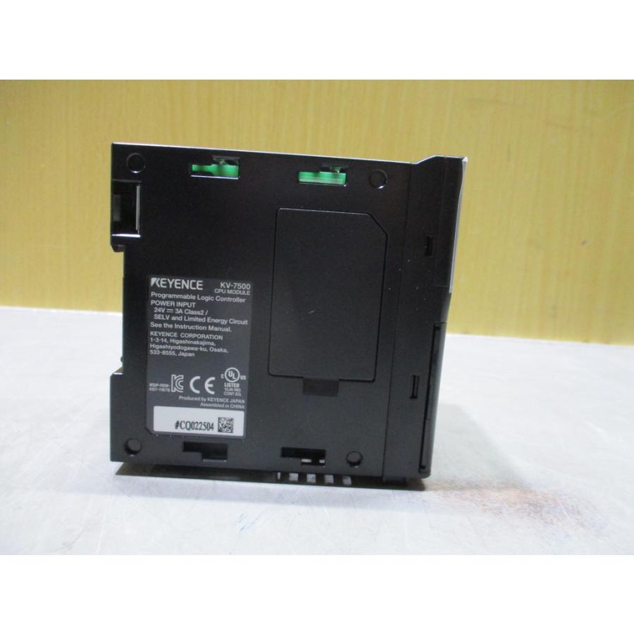 KEYENCE KV-7500 CPUモジュール 新古 KEYENCE KV-7500 CPU MODULE PLC用CPUモジュール (FAER80226D188
