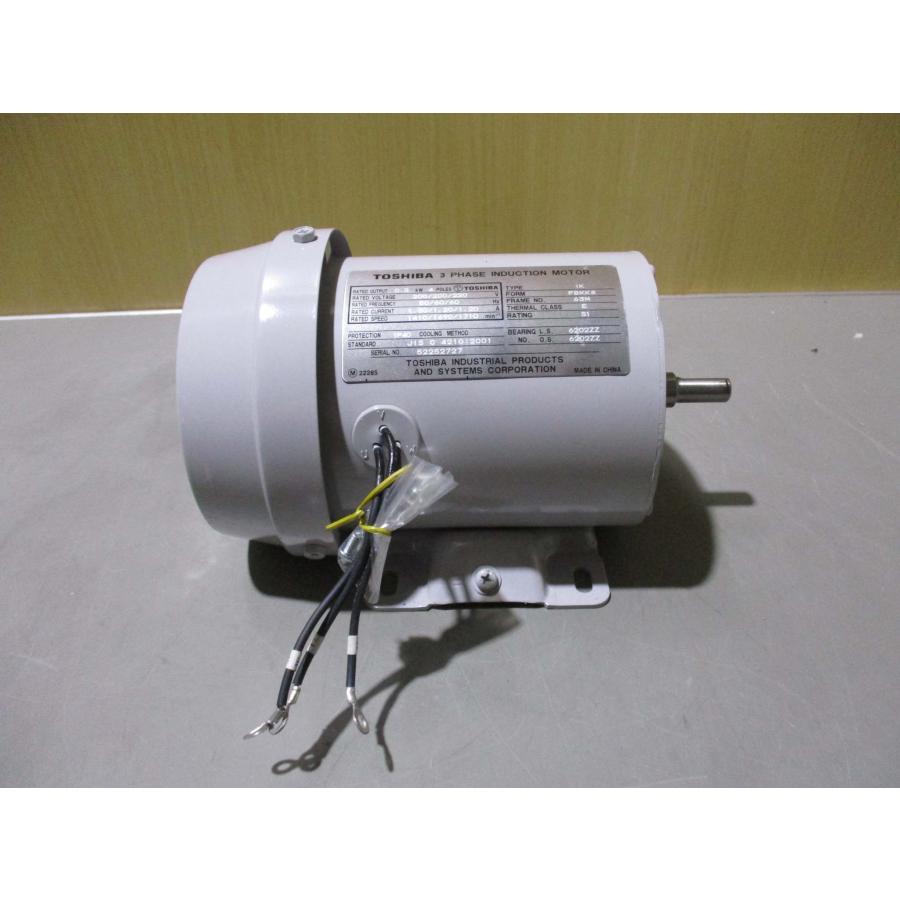 新古 TOSHIBA 3-PHASE INDUCTION MOTOR IK-FBKK8 三相インダクションモーター 0.2kW(FAFR50201D024)｜growdetradingltd｜03