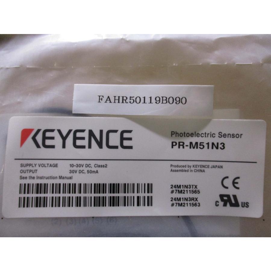 新古 KEYENCE PR-M51N1 PR-M51N3 T/R 超小型アンプ内蔵型光電センサ PR
