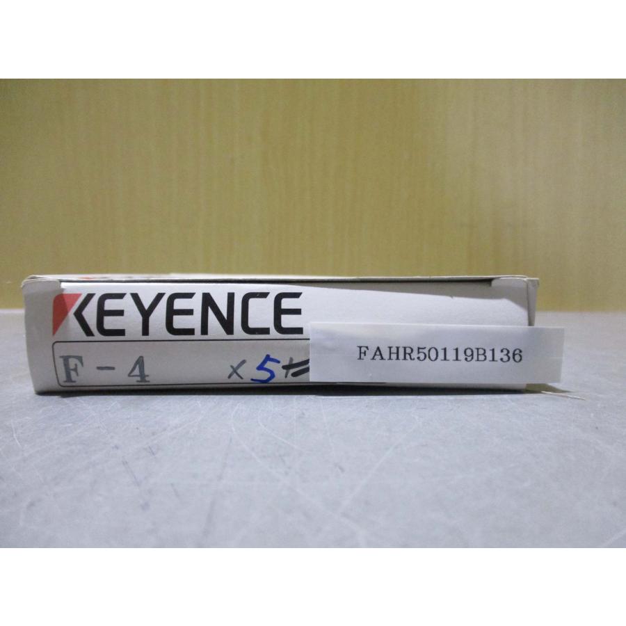 新古 Keyence F-4 F4 光ファイバーレンズペア FUファイバー用＊5個 