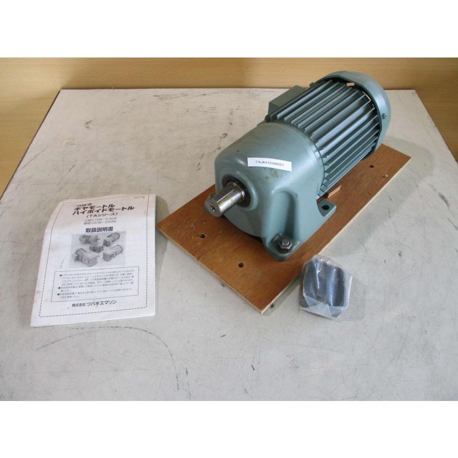 中古 TSUBAKI GEAR MOTOR GMTA040-24L10 3PHASE-0.4KW-4P 200 中古 TSUBAKI GEAR MOTOR GMTA040-24L10 3PHASE-0.4KW-4P 200