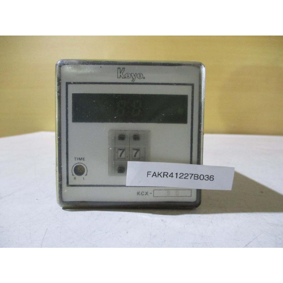 中古 KOYO KCX-2D プリセットカウンタ(FAKR41227B036) : growdetrading