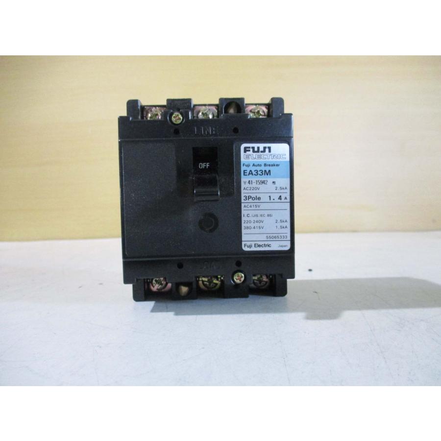 新古 Fuji Electric EA33M AUTO BREAKER 1.4A AC220V 2.5kA