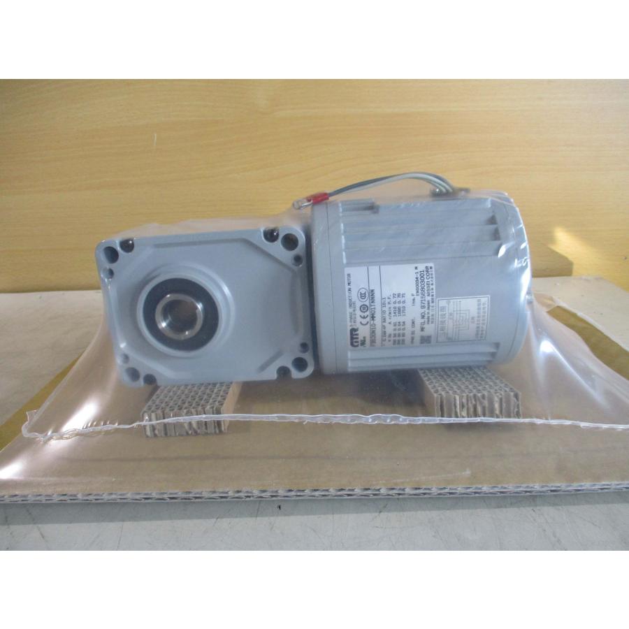 新古 NISSEI GTR THREE PHASE INDUCTION MOTOR F3S20N10-MM01TNNNN 三相誘導電動機 ギアモータ 200V 0.1kW(FANR50131B004)_2