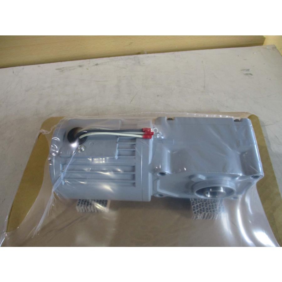 新古 NISSEI GTR THREE PHASE INDUCTION MOTOR F3S20N10-MM01TNNNN 三相誘導電動機 ギアモータ 200V 0.1kW(FANR50131B004)_4
