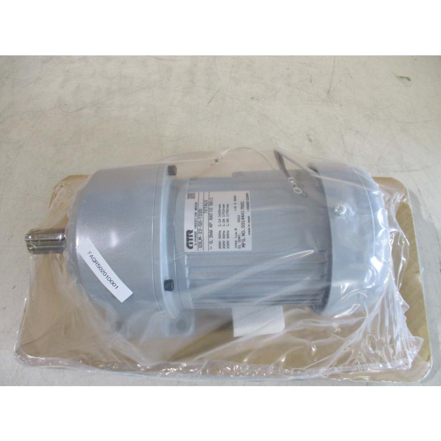 新古 NISSEI GTRギアモータ 3-PHASE INDUCTION MOTOR G3LM-22-50-T020 