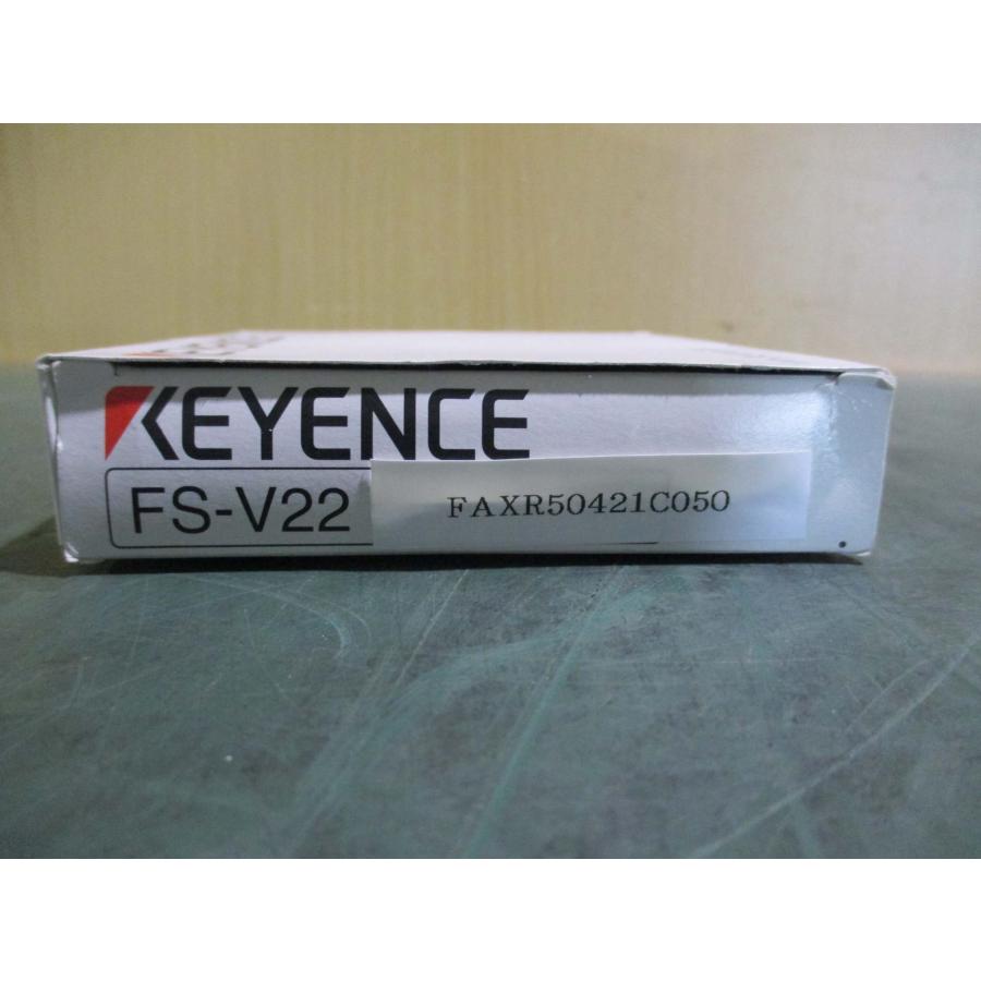 中古 KEYENCE キーエンス FS-V22 ファイバセンサ(FAXR50421C050
