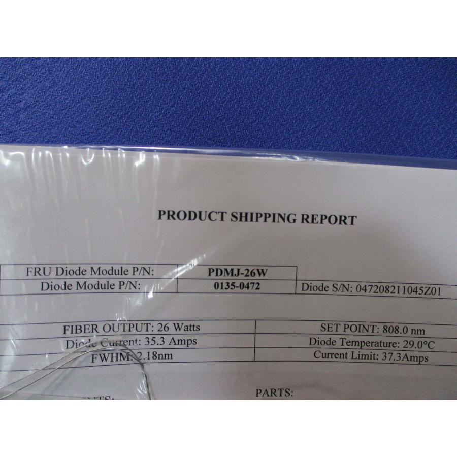 新古 OCLARO SPECTRA PHYSICS DIODE PDMJ-26W 0135-0472 スペクトル物理ダイオード(FAXR50828A002)の画像