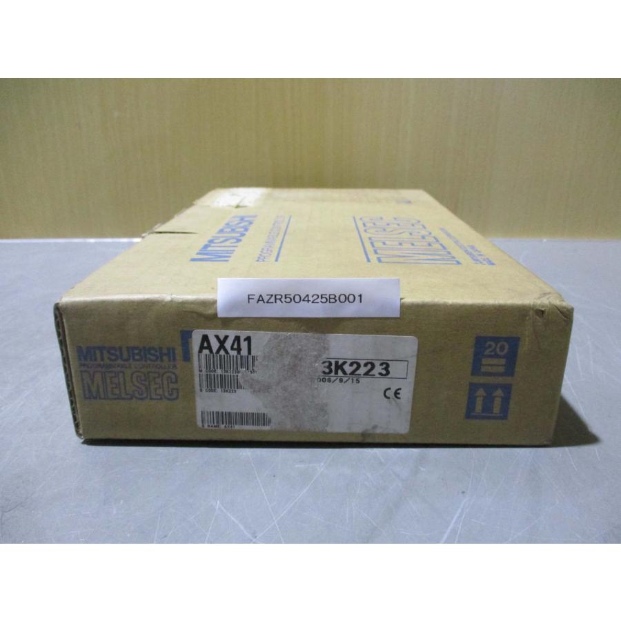 新古 MITSUBISHI AX41 MELSEC シーケンサDC入力ユニット(FAZR50425B001) : growdetrading ...