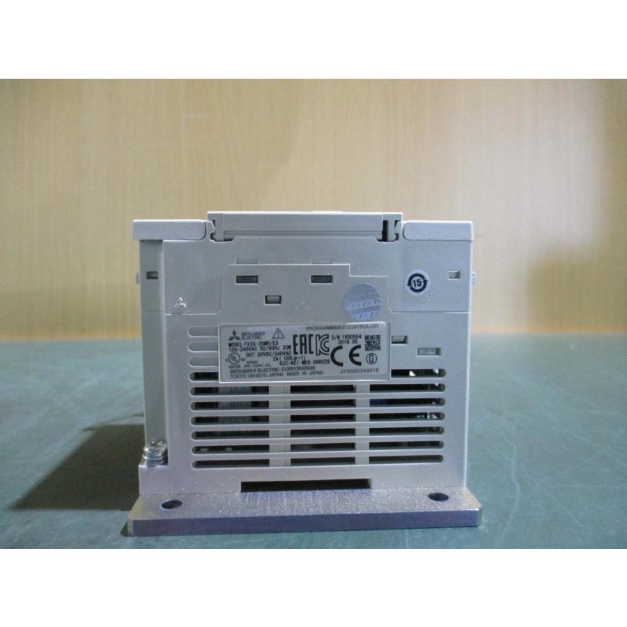 新古 MITSUBISHI PROGRAMMABLE CONTROLLER FX3S-20MR/ES シーケンサ