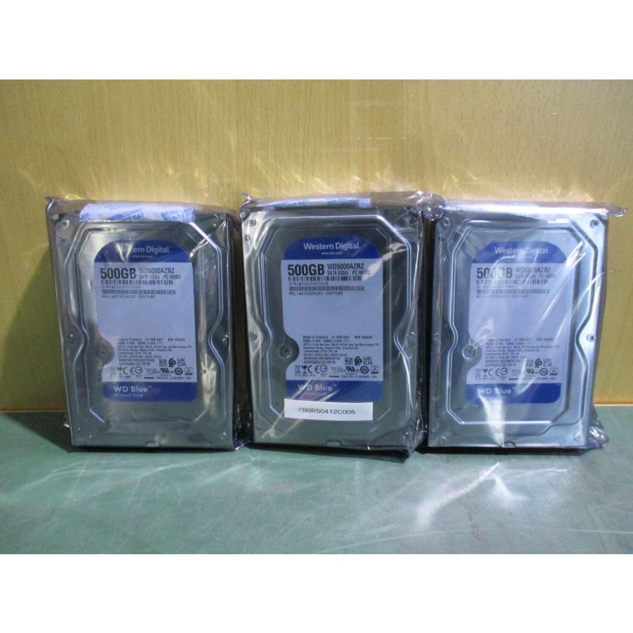 新古 Western Digital HDD WD5000AZLX 500GB パフォーマンスタイプの