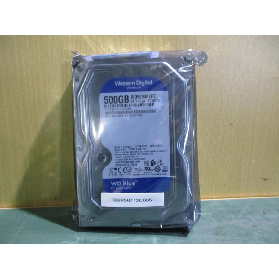 新古 Western Digital HDD WD5000AZLX 500GB パフォーマンスタイプの