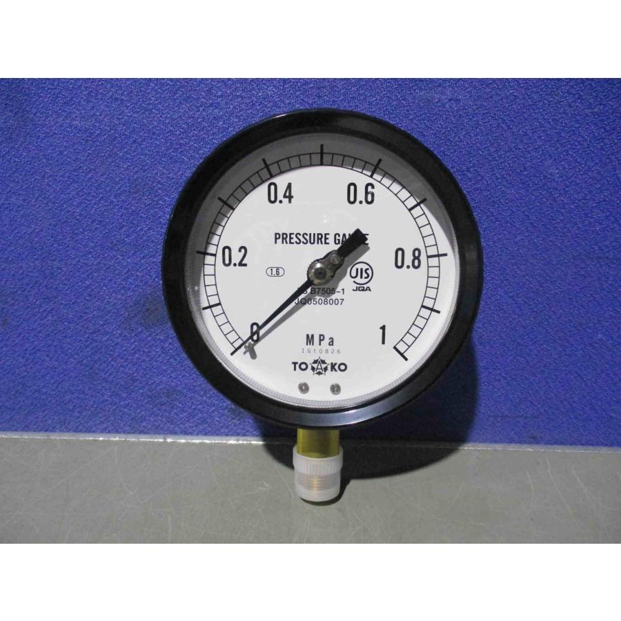 新古 TOKO 東洋計器興業 N-NBU3/8GX100X1.0Mpa 一般圧力計A形Φ100