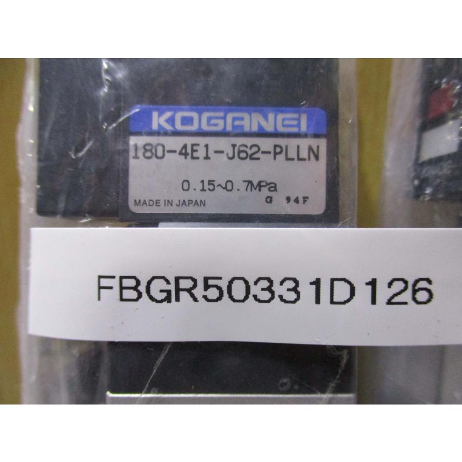 特選/公式 新古 KOGANEI 180-4E1-J62-PLLN 電磁弁 5個(FBGR50331D126)