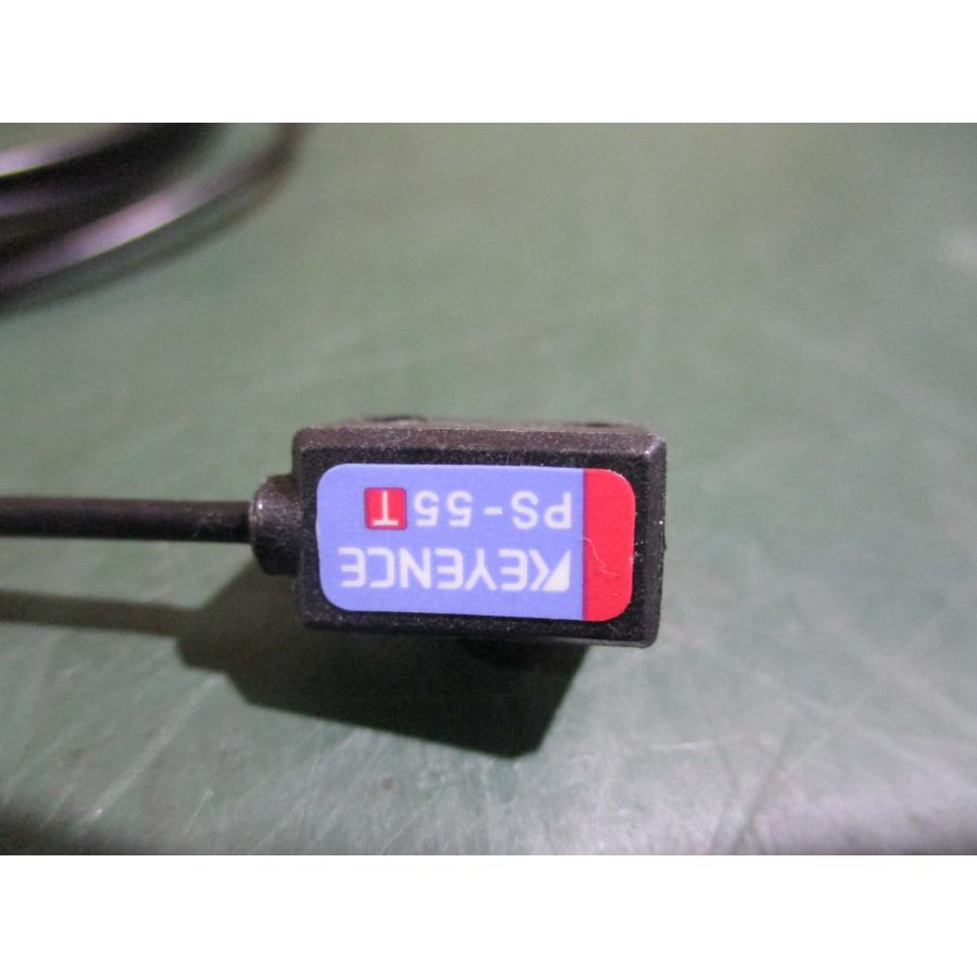 新古 KEYENCE PS-55 透過型センサヘッド 汎用タイプ 新古 KEYENCE PS-55 透過型センサヘッド 汎用タイプ