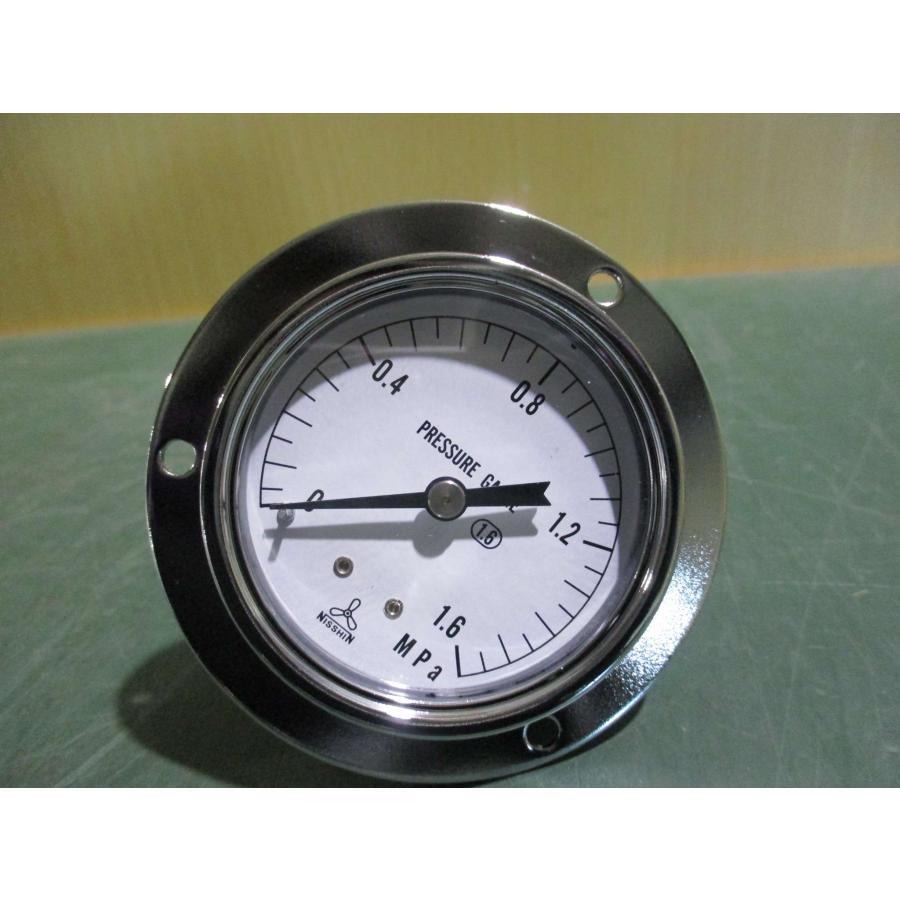 新古 NISSHIN PRESSURE GAUGE 60 DFO-N02N G1/4 1.6MPa 圧力計 新古 NISSHIN PRESSURE GAUGE 60 DFO-N02N G1/4 1.6MPa 圧力計