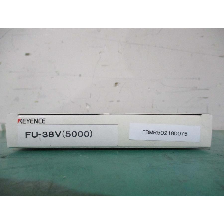 新古 KEYENCE FU-38V(5000) ファイバユニット 反射型 フラット
