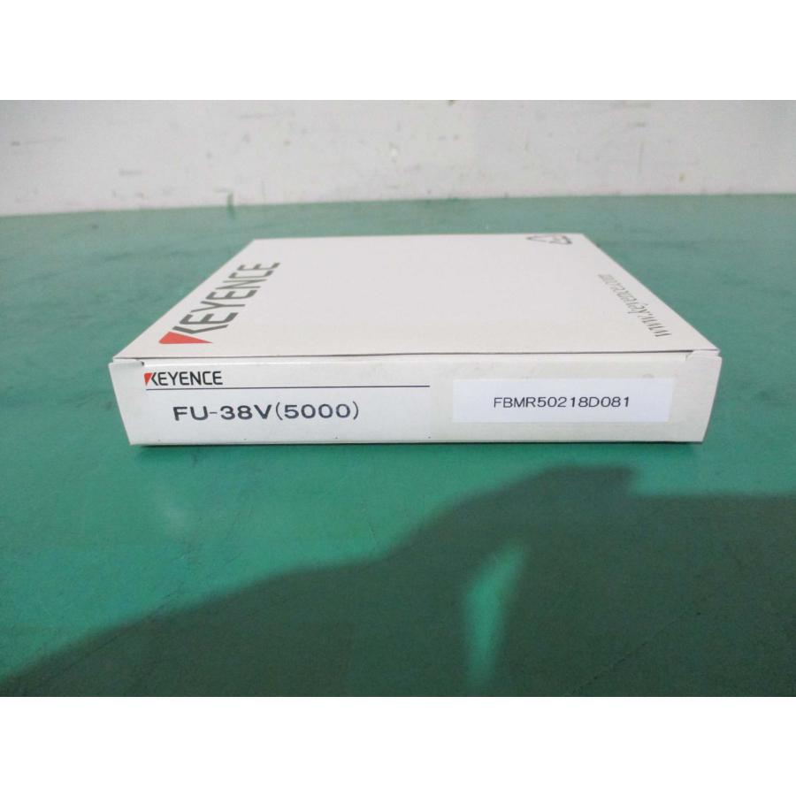 新古 KEYENCE FU-38V(5000) ファイバユニット 反射型 フラット