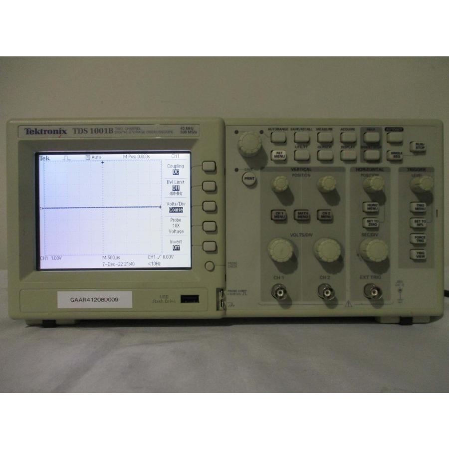 中古 Tektronix 2ch デジタルオシロスコープ TDS1001B 40MHz 中古 Tektronix 2ch デジタルオシロスコープ TDS1001B 40MHz