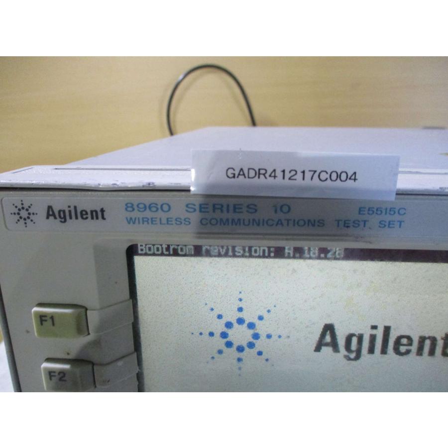 中古Agilent 8960 SERIES 10 E5515C WIRELESS COMMUNICATIONS TEST SET 通電OK(GADR41217C004)｜growdetradingltd｜03