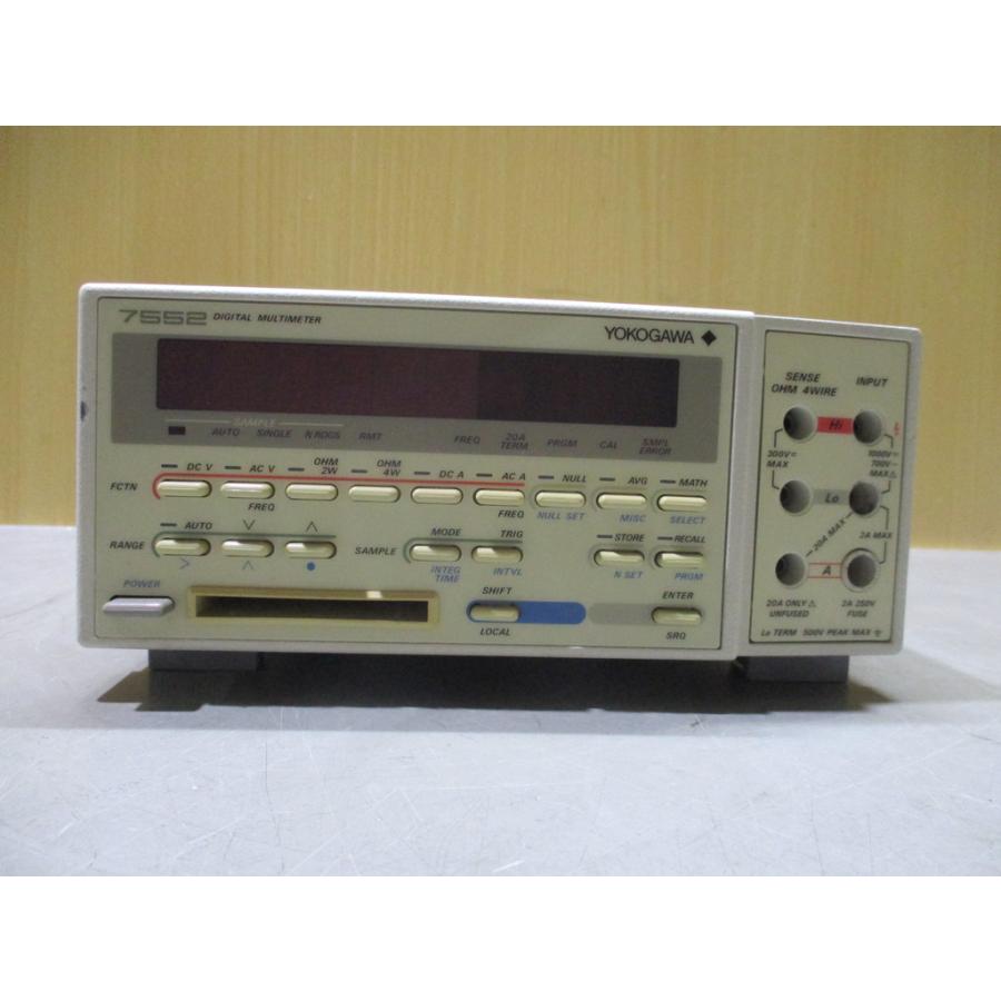 中古 YOKOGAWA 横河 755201 デジタルマルチメーター 7552 DIGITAL