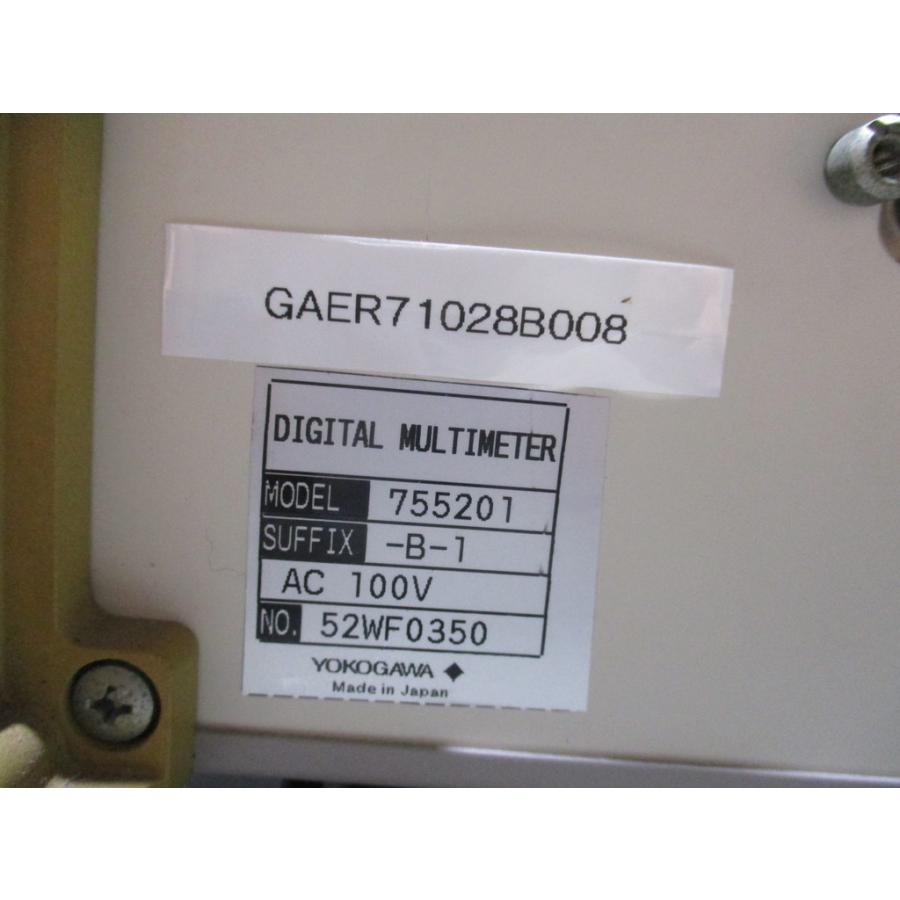 中古 YOKOGAWA 横河 755201 デジタルマルチメーター 7552 DIGITAL