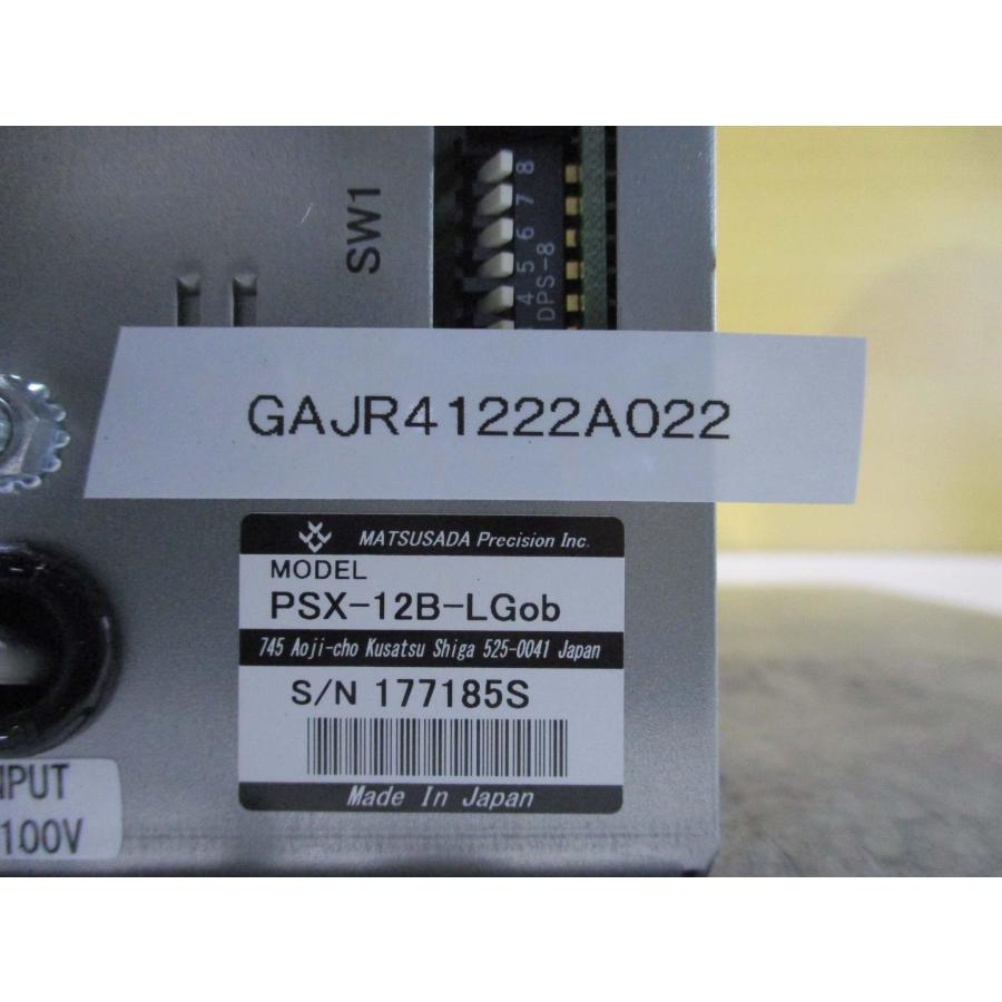 買い物をお MATSUSADA 直流安定化電源 PSX-12B-LGob AV100V 通電OK(GAJR41222A022)