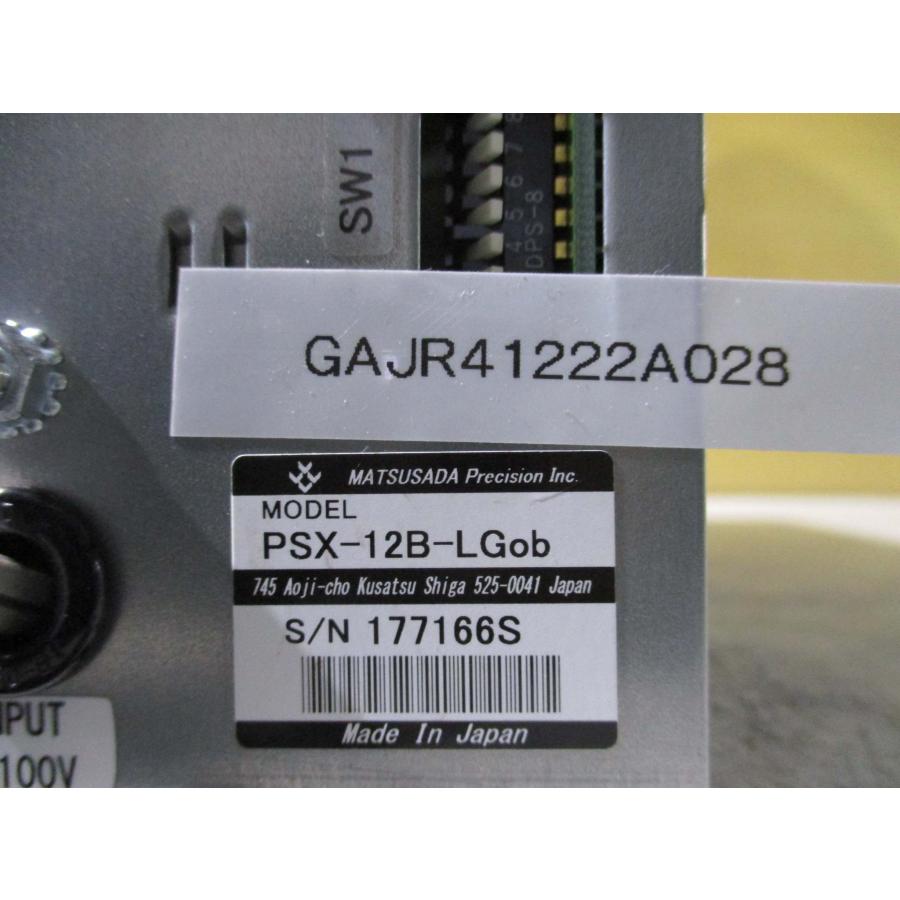 【通販激安】 MATSUSADA 直流安定化電源 PSX-12B-LGob AV100V 通電OK(GAJR41222A028)
