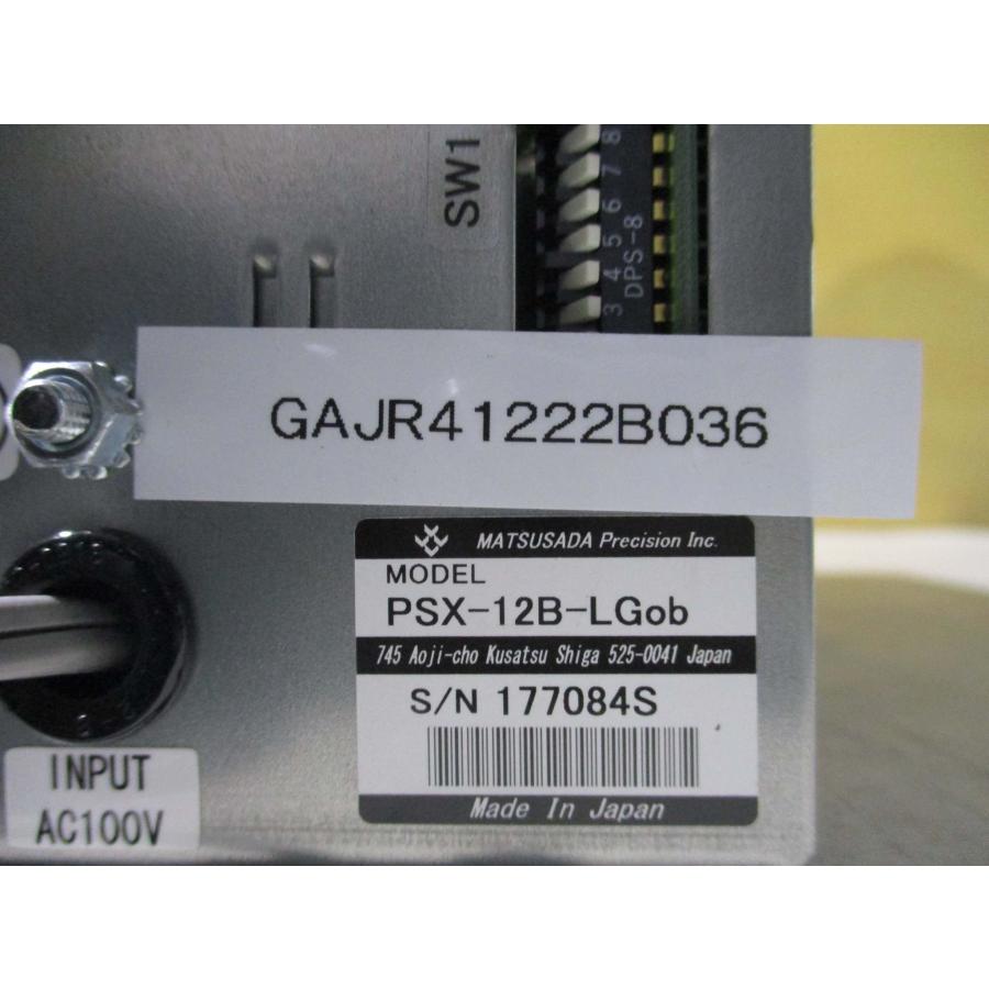 新入荷特価 MATSUSADA 直流安定化電源 PSX-12B-LGob AV100V 通電OK(GAJR41222B036)