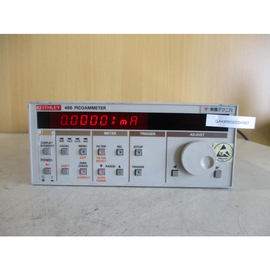 中古 KEITHLEY 486 PICOAMMETER 通電OK(GAKR50222A007)の画像