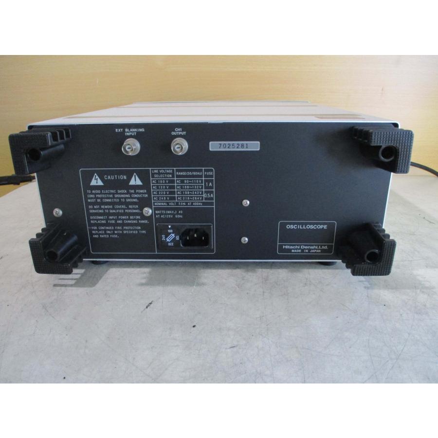 中古 HITACHI oscilloscope V-552 50MHz オシロスコープ 通電OK