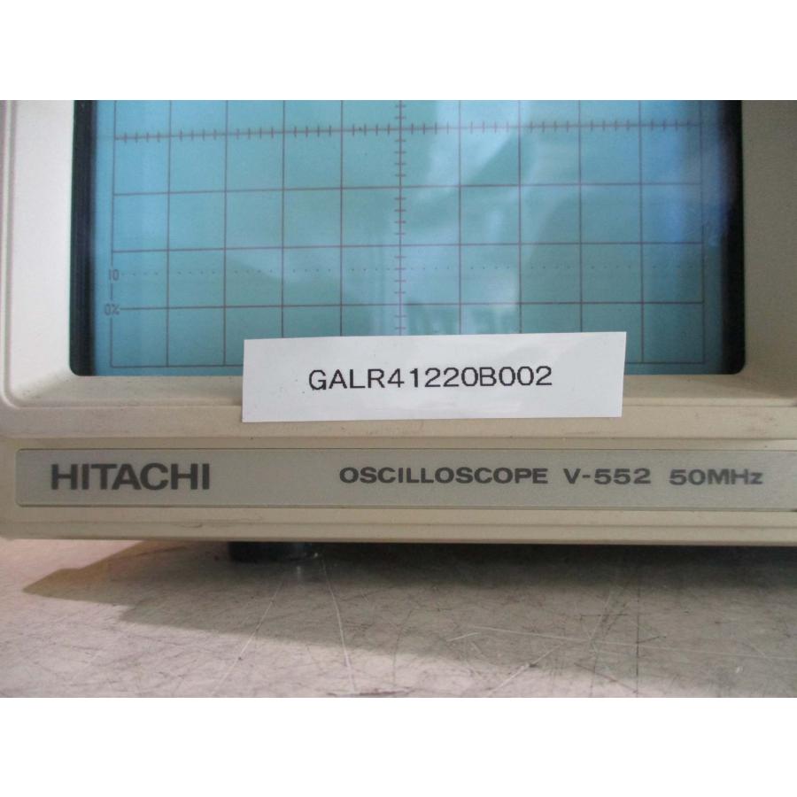 HITACHI 日立 オシロスコープ V-550B 50MHz(E14) HITACHI 日立 オシロスコープ V-550B 50MHz(E14) - メルカリ
